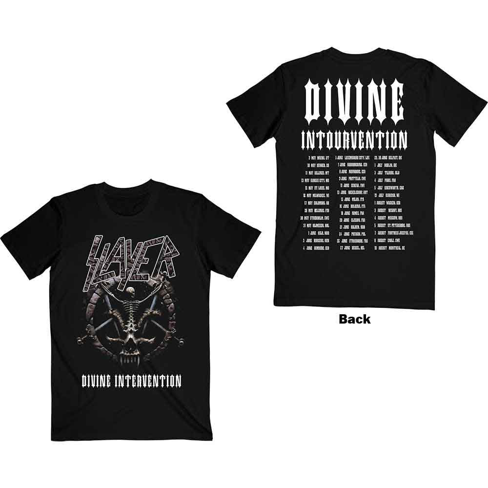 Slayer - Divine Intervention 2014 Dates | T-Shirt Black