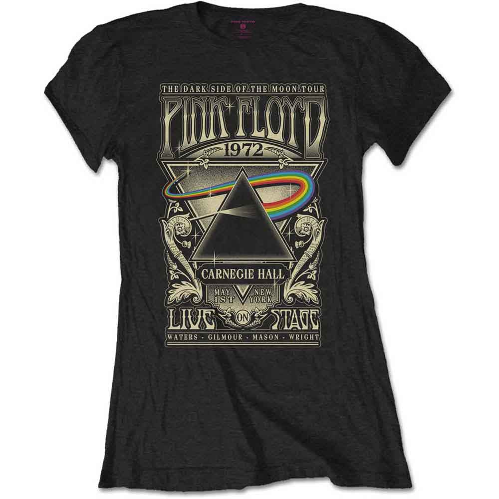 Pink Floyd - Carnegie Hall Poster | T-Shirt Black