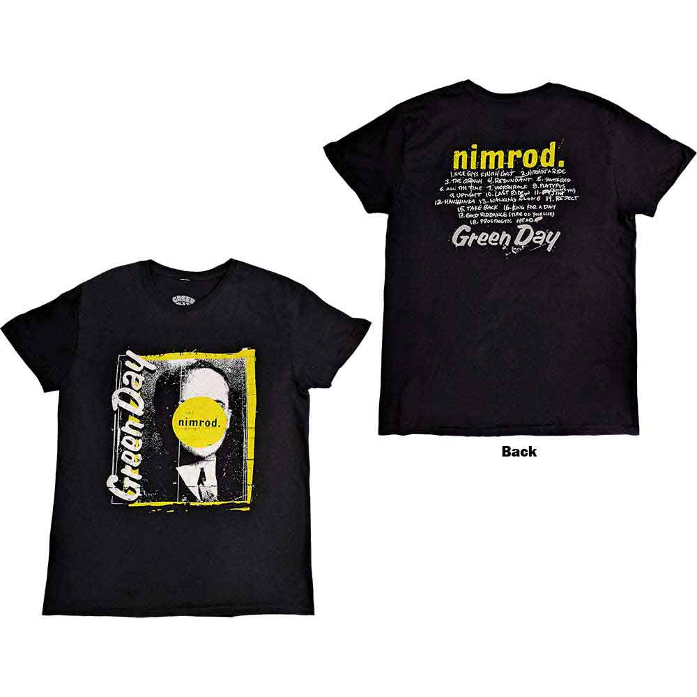 Green Day - Nimrod Tracklist | T-Shirt Black