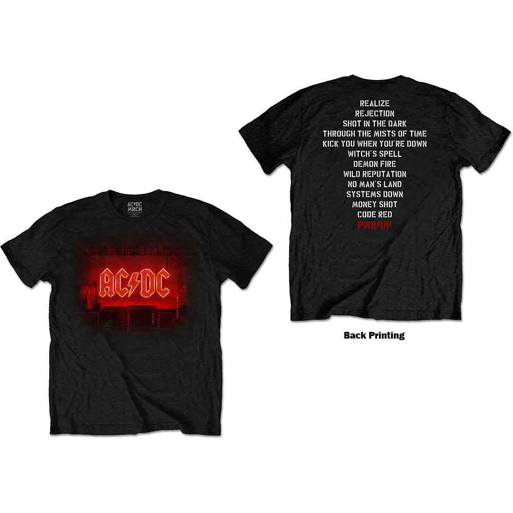 AC/DC - Dark Stage/Track list | T-Shirt Black