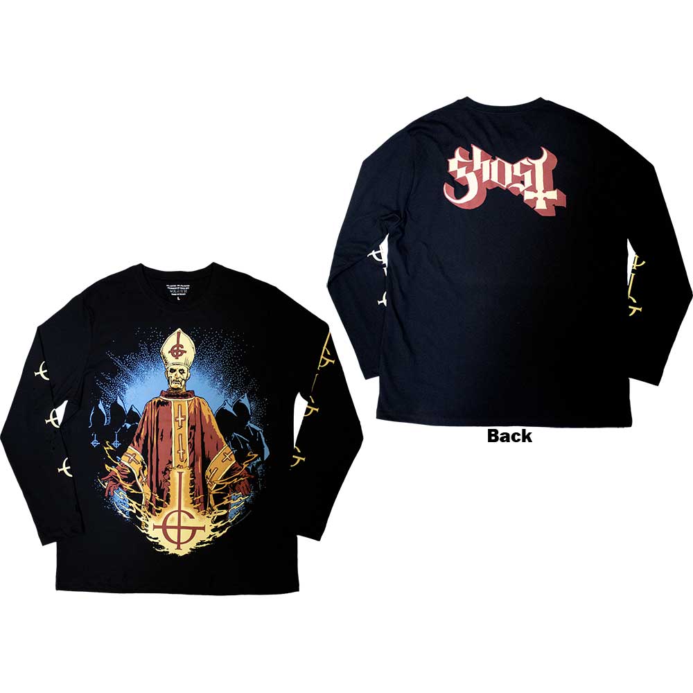 Ghost - Papa & Radient Ghouls | T-Shirt Black