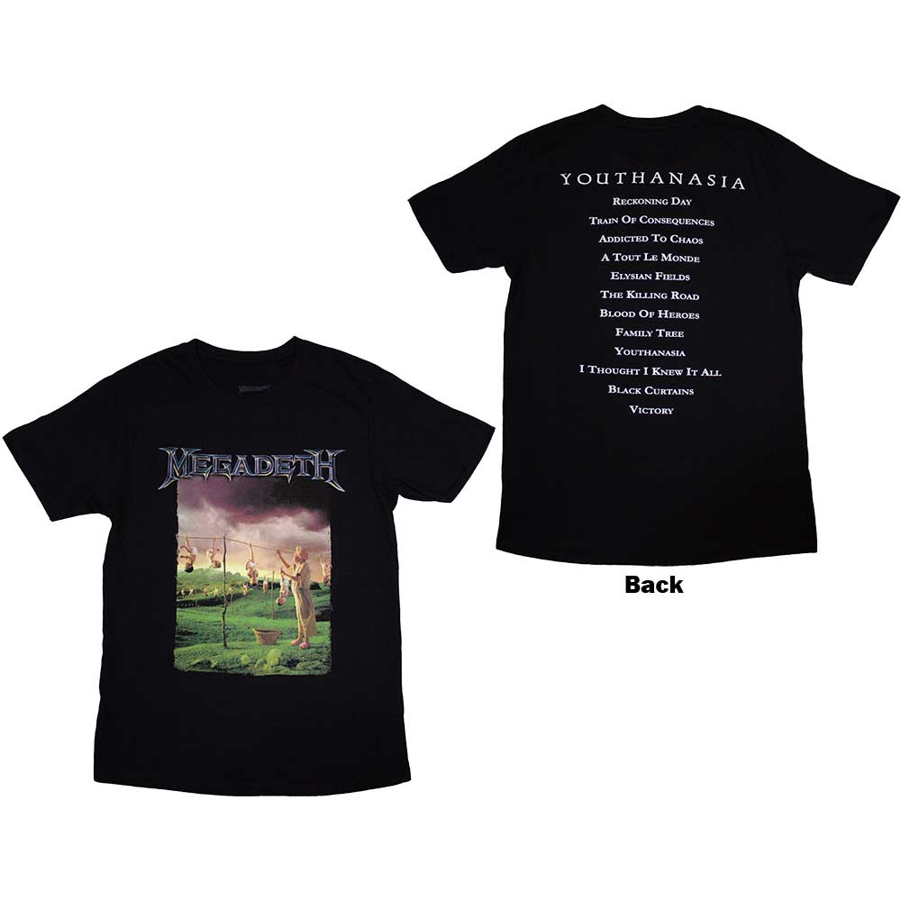 Megadeth - Youthanasia Tracklist | Black