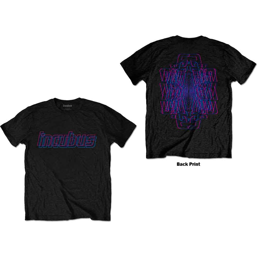 Incubus - Trippy Neon | T-Shirt Black