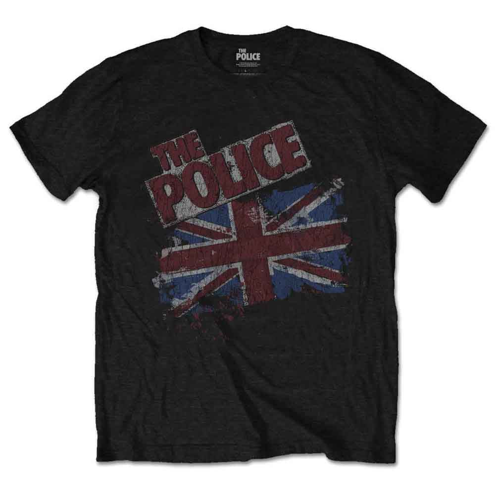 The Police - Vintage Flag | T-Shirt Black