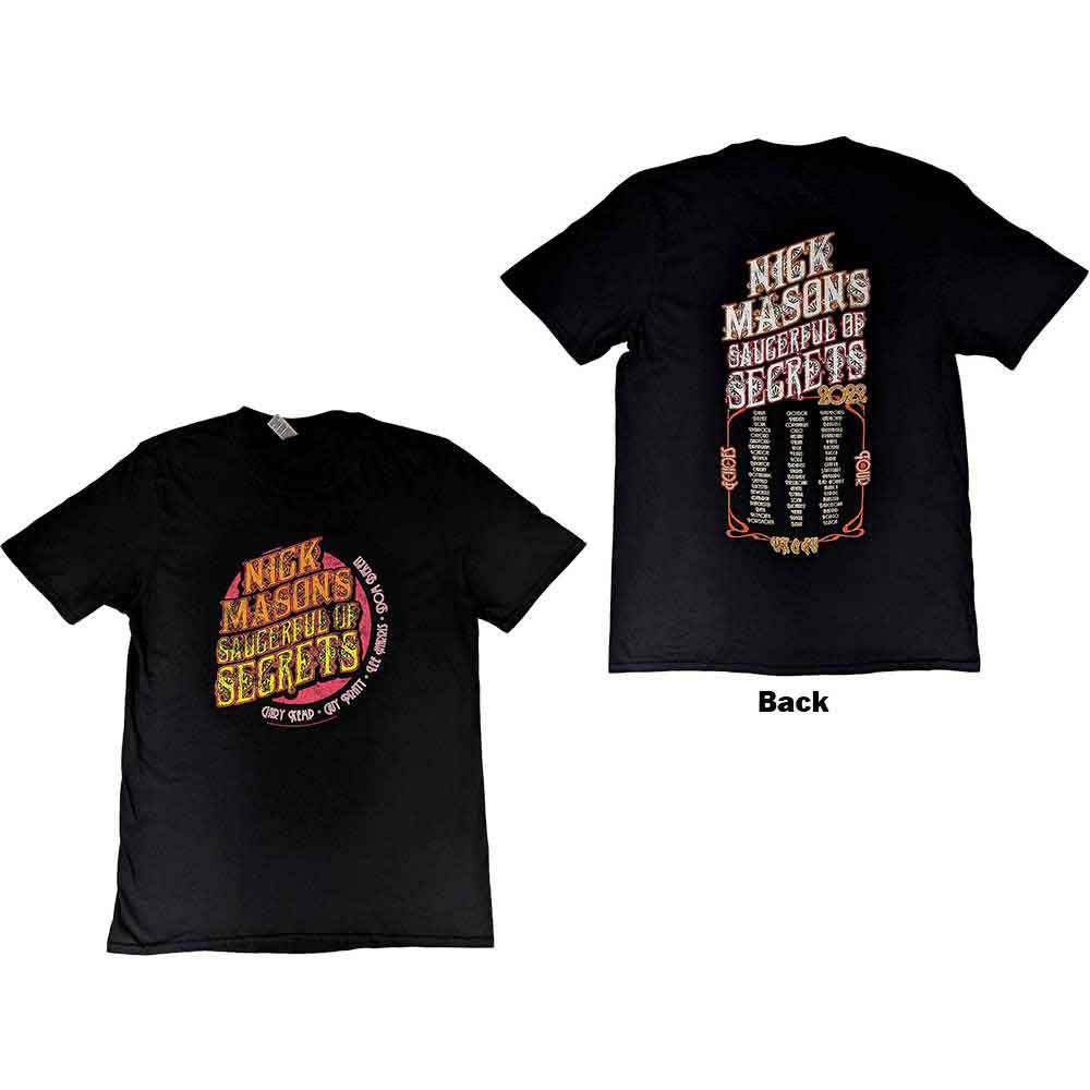 Nick Mason's Saucerful of Secrets - Echoes European Tour 2022 | T-Shirt Black