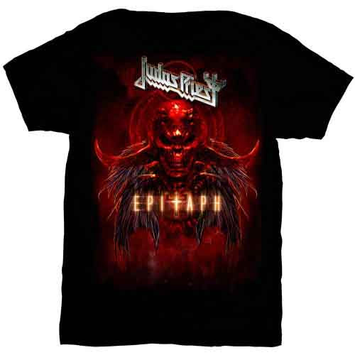 Judas Priest - Epitaph Red Horns | T-Shirt Black