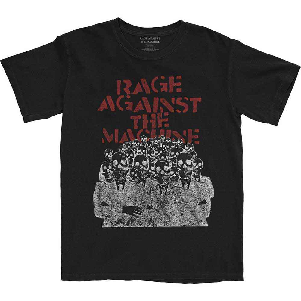 Rage Against The Machine - Crowd Masks | T-Shirt Black