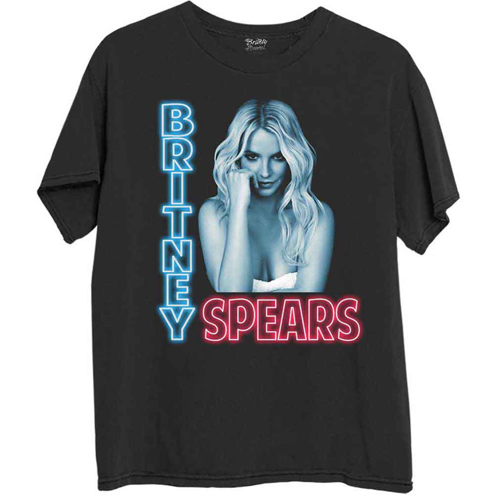 Britney Spears - Neon Light | T-Shirt Black