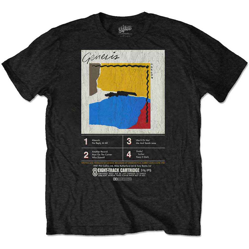 Genesis - ABACAB 8-Track | T-Shirt Black