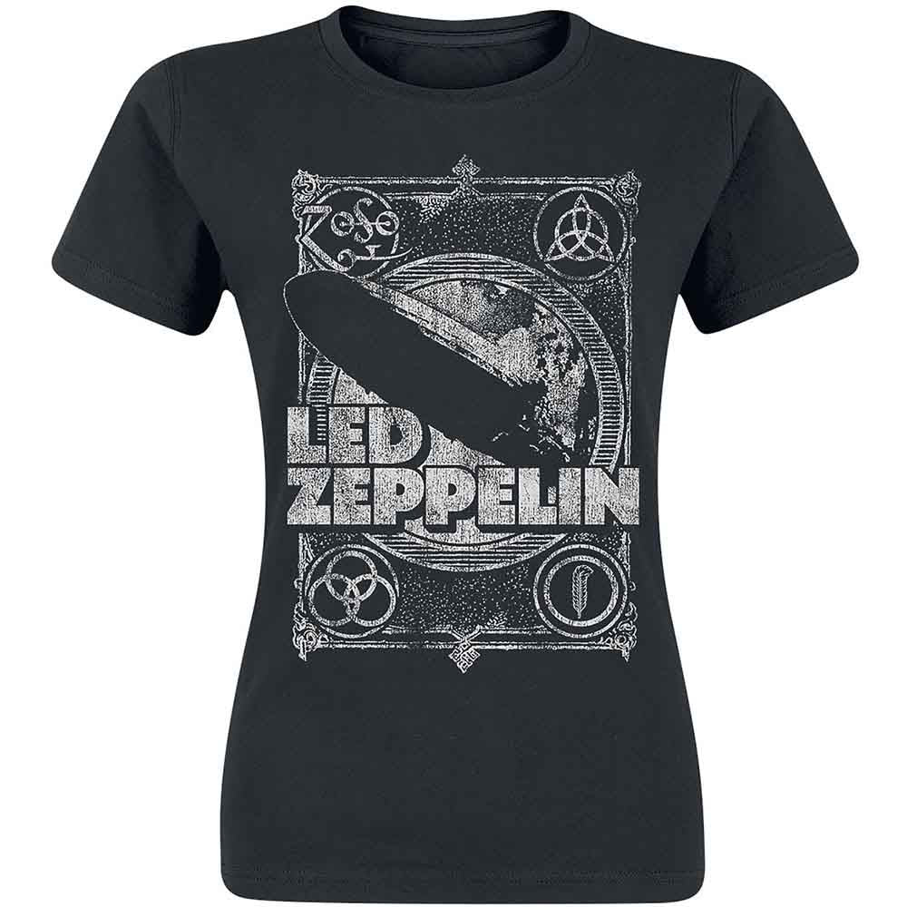 Led Zeppelin - Vintage Print LZ1 | T-Shirt Black