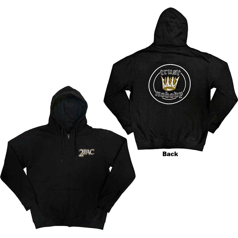 Tupac - Crown Seal | Sweatshirt Black