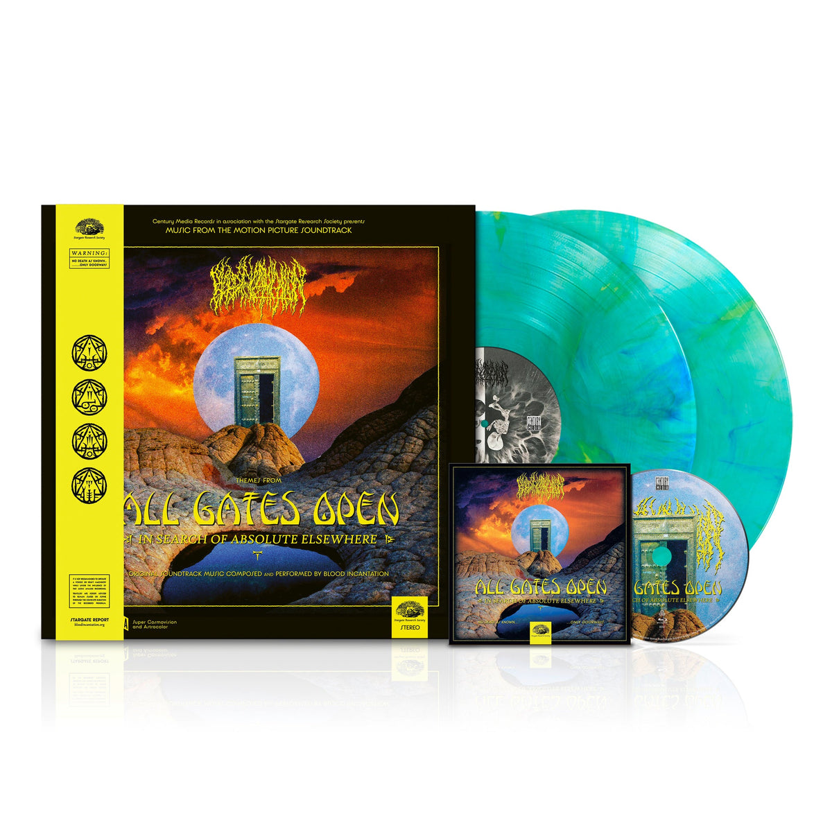 Blood Incantation - All Gates Open (Original Soundtrack) (Limited Edition, Algae Colored Vinyl, Blu-ray) (2 Lp's) | Vinyl