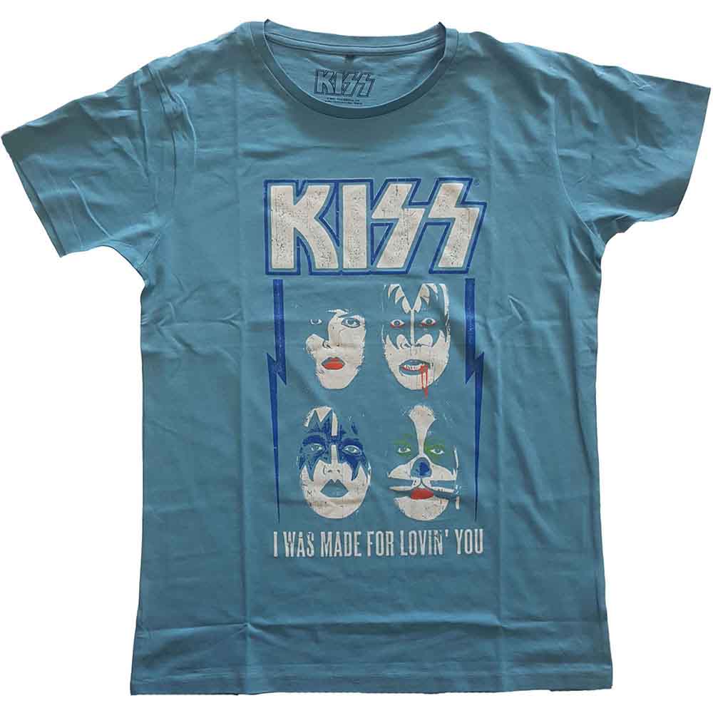 KISS - Made For Lovin' You | T-Shirt Blue