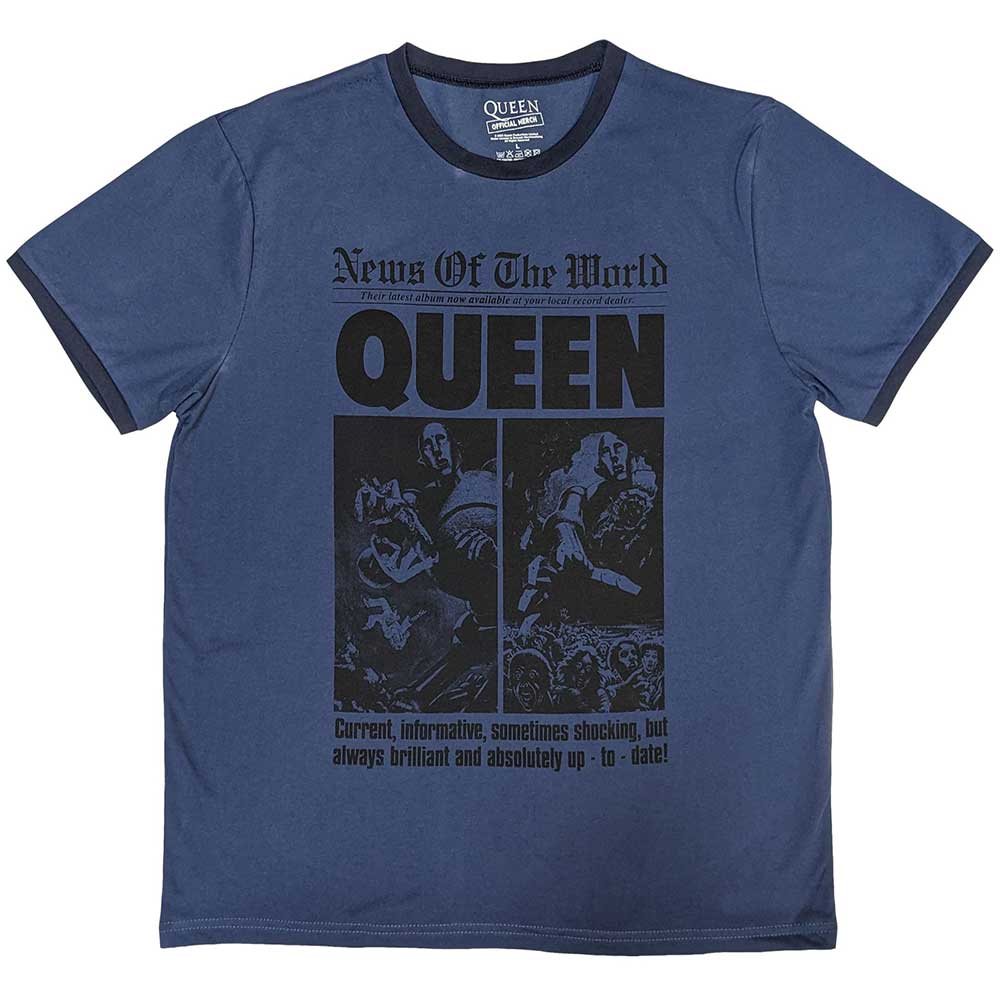 Queen | News of the World 40th Front Page | Blue