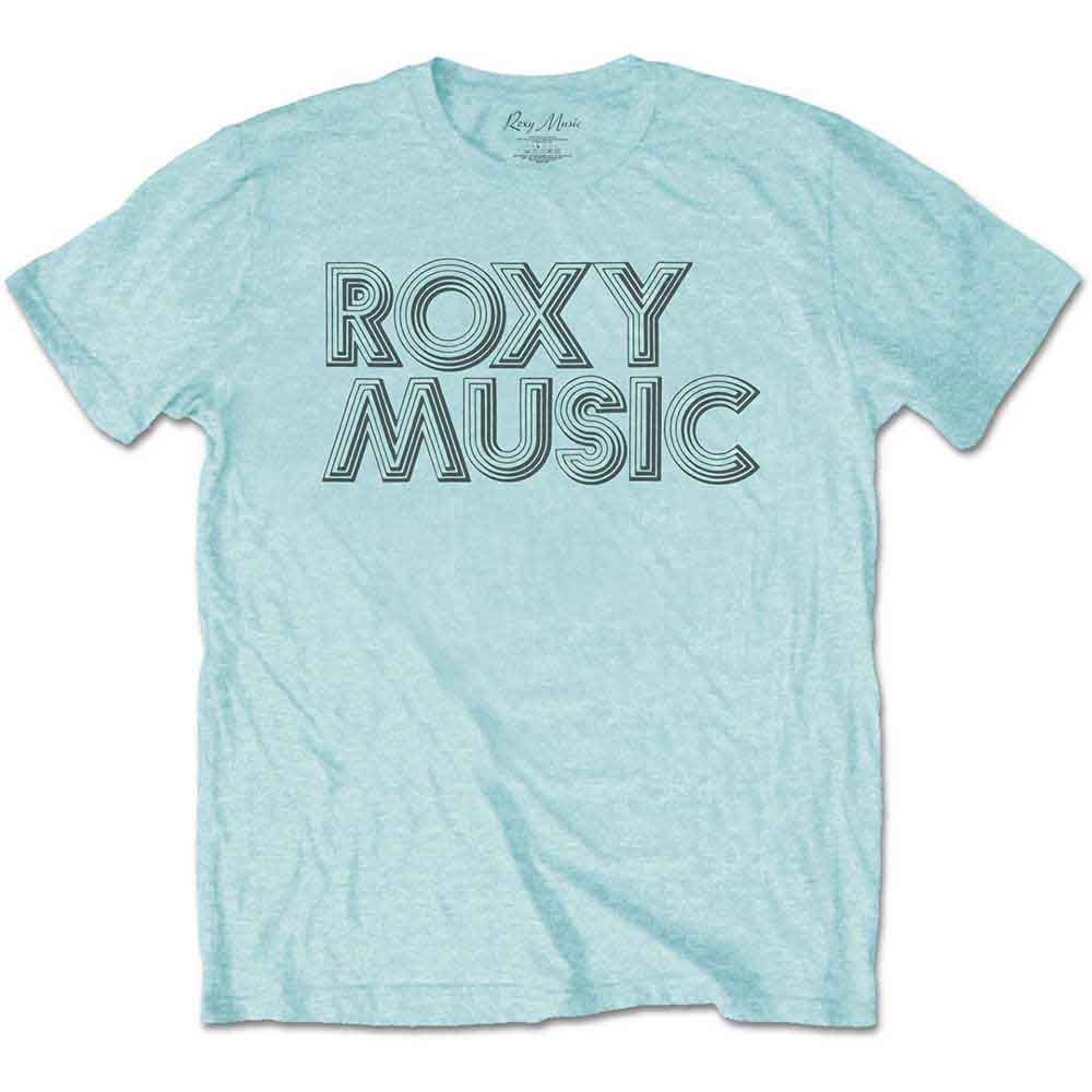 Roxy Music - Disco Logo | T-Shirt Blue