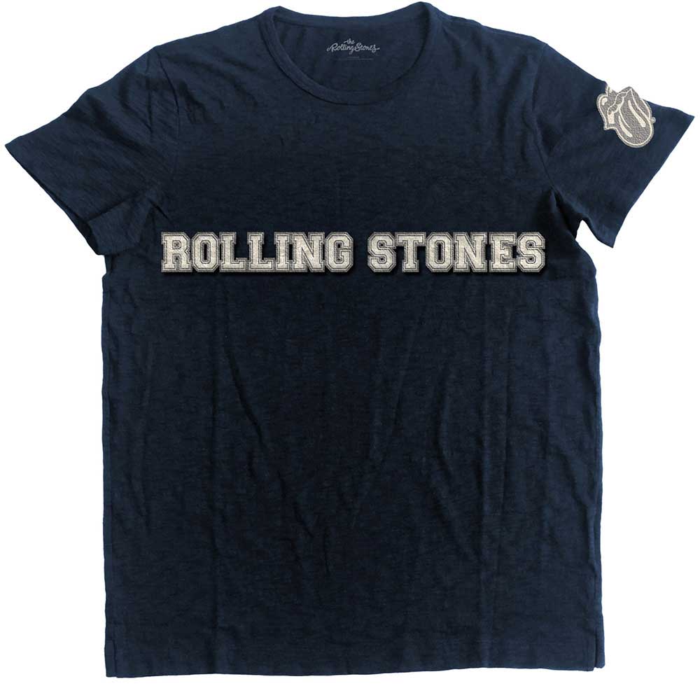 The Rolling Stones - Logo & Tongue | T-Shirt Blue