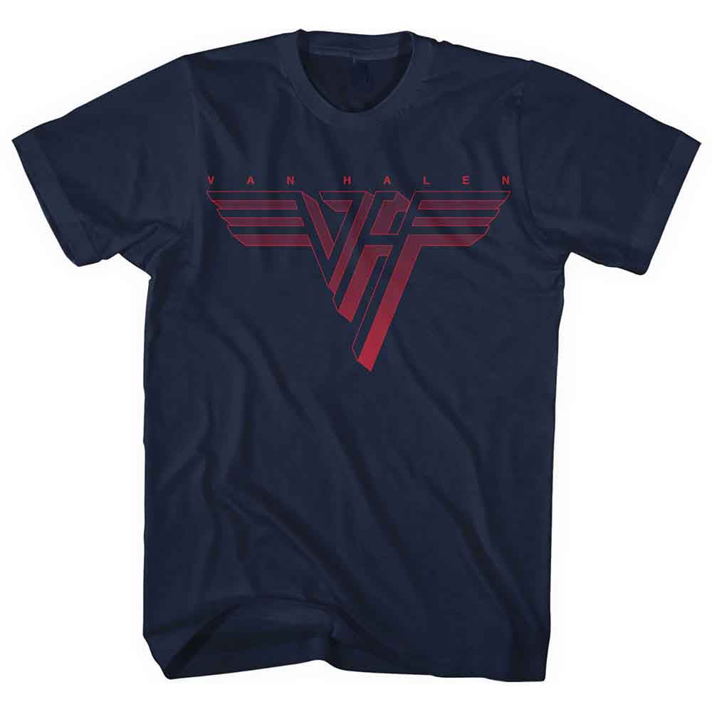 Van Halen - Classic Red Logo | T-Shirt Blue
