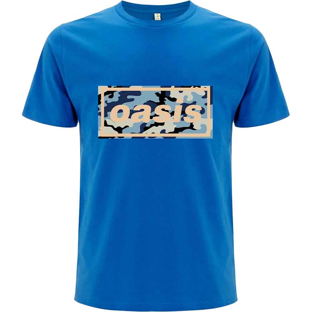 Oasis - Camo Logo | T-Shirt Blue
