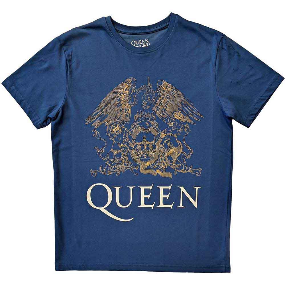 Queen - Crest | T-Shirt Blue