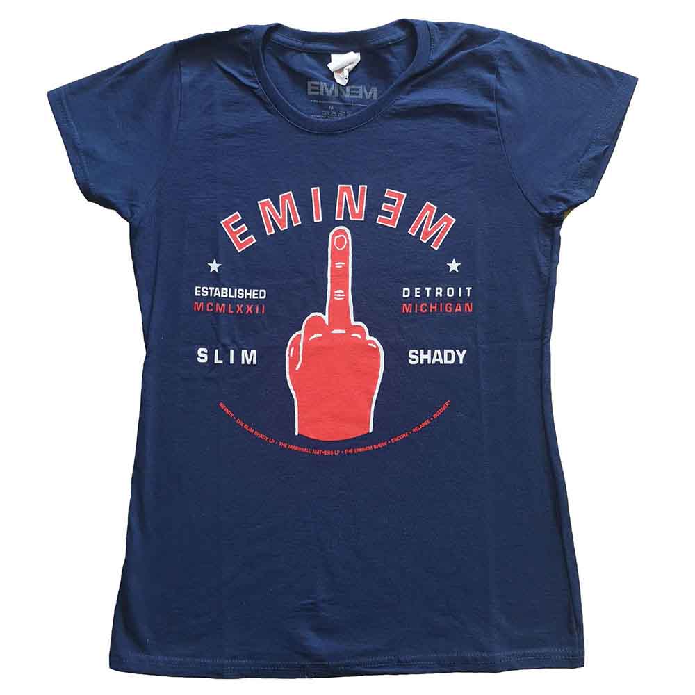Eminem - Detroit Finger | T-Shirt Blue