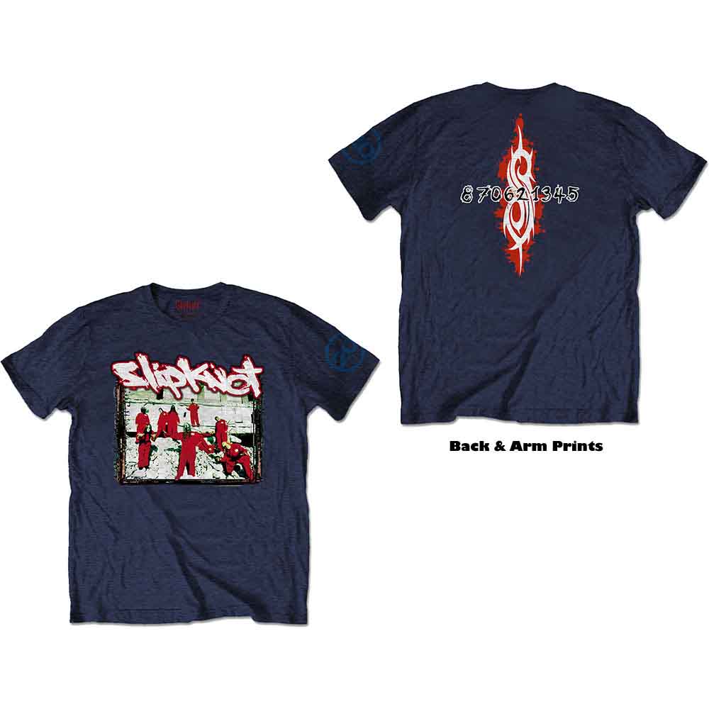 Slipknot - 20th Anniversary - Red Jump Suits | T-Shirt Blue