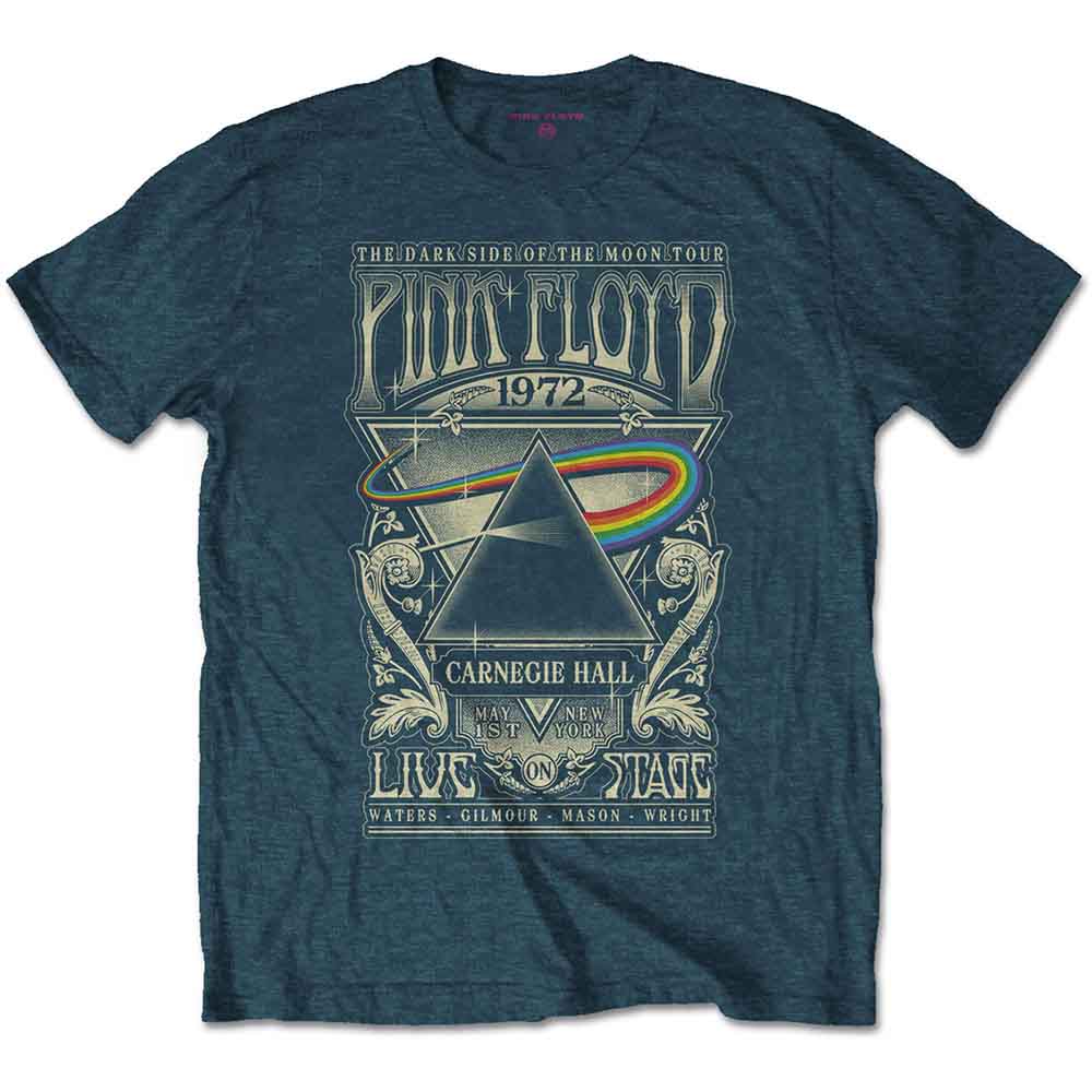 Pink Floyd - Carnegie Hall Poster | T-Shirt Blue