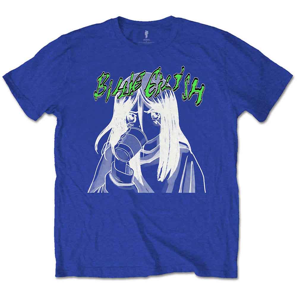 Billie Eilish - Anime Drink | T-Shirt Blue