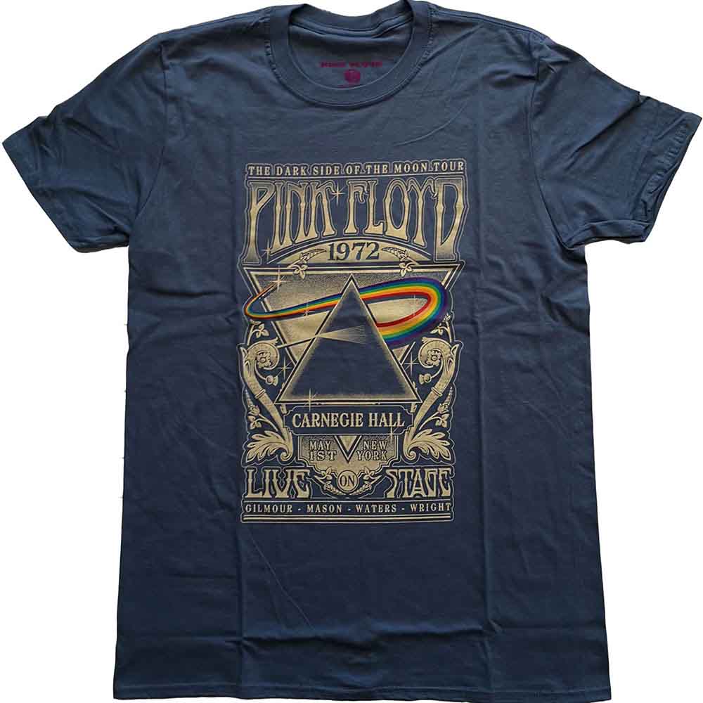 Pink Floyd - Carnegie Hall Poster | T-Shirt Blue
