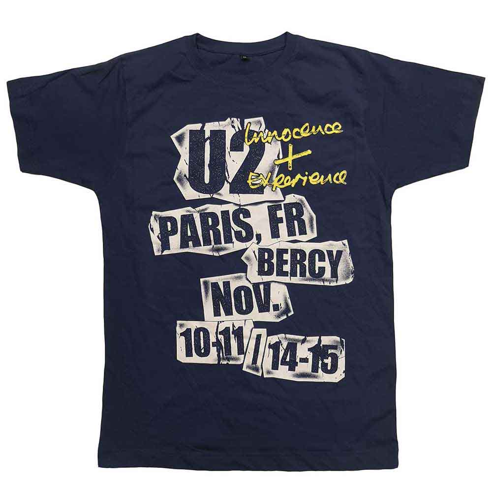 U2 - I+E Paris Event 2015 | T-Shirt Blue