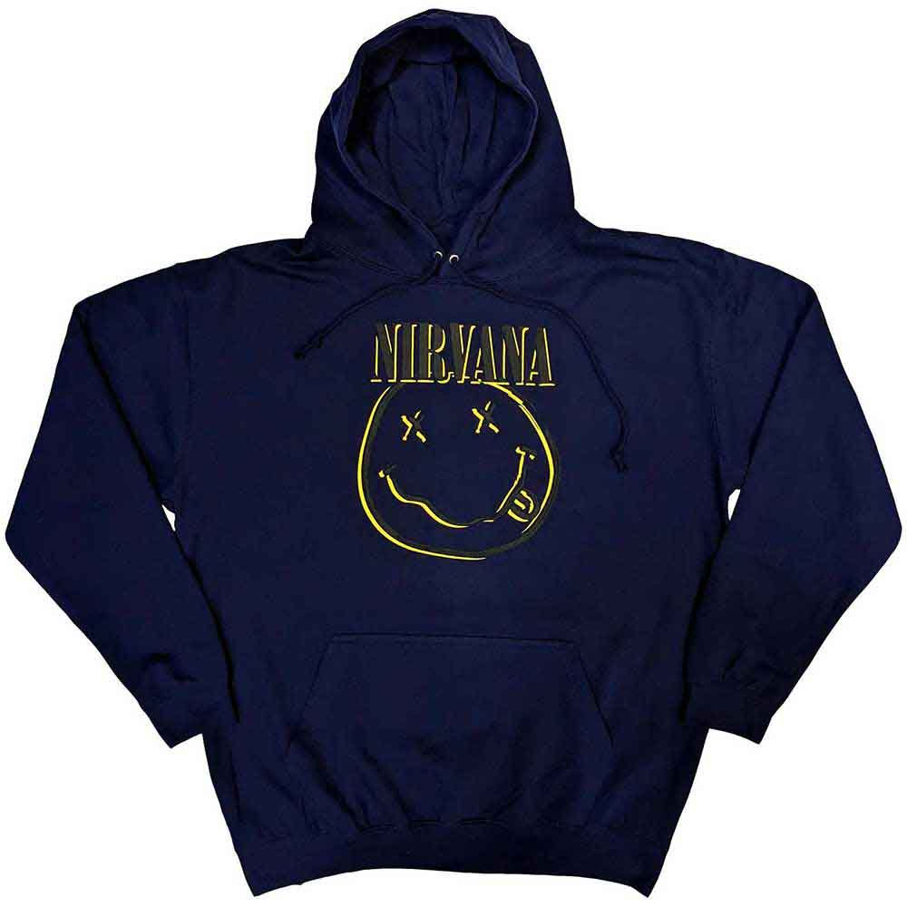 Nirvana - Inverse Happy Face | Sweatshirt Blue