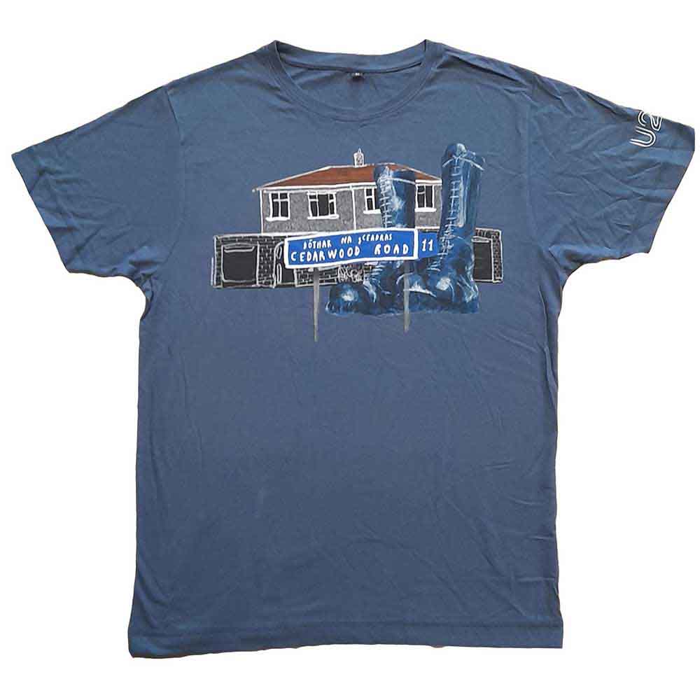 U2 - Cedar Wood Road | T-Shirt Blue