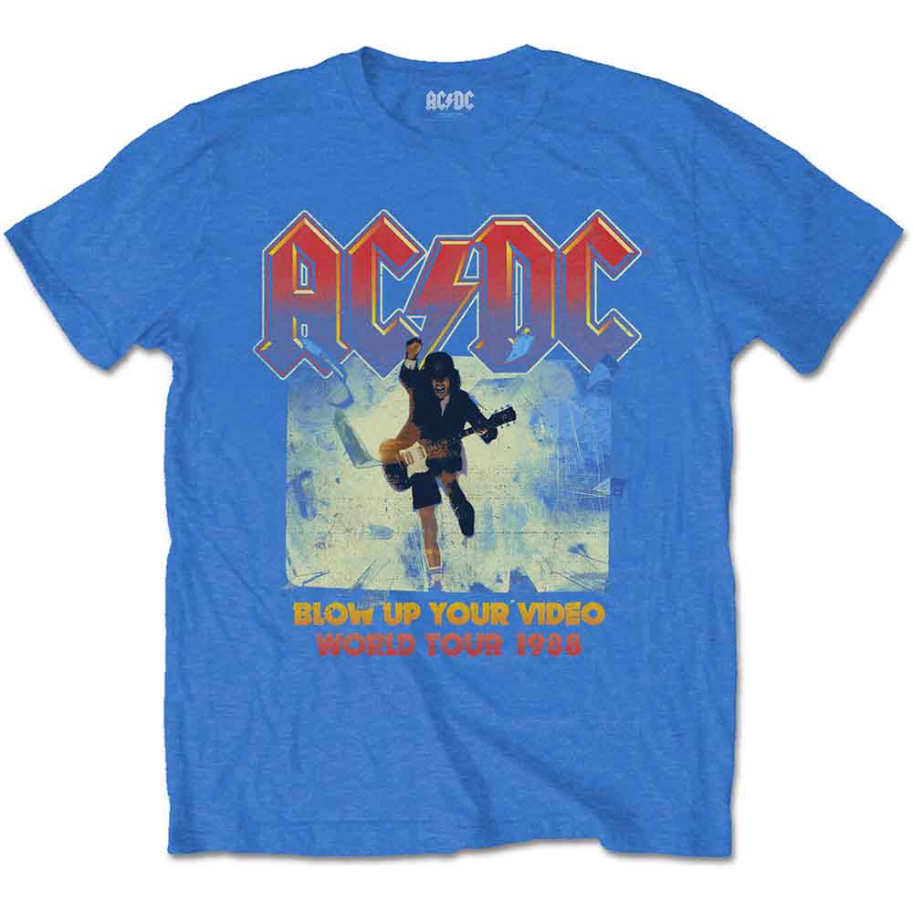 AC/DC - Blow Up Your Video | T-Shirt Blue