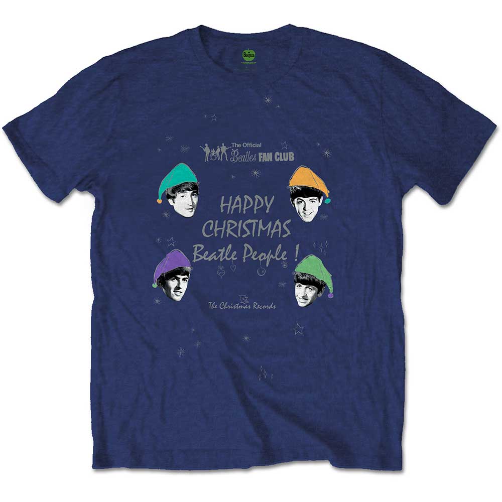 The Beatles - Happy Christmas | T-Shirt Blue