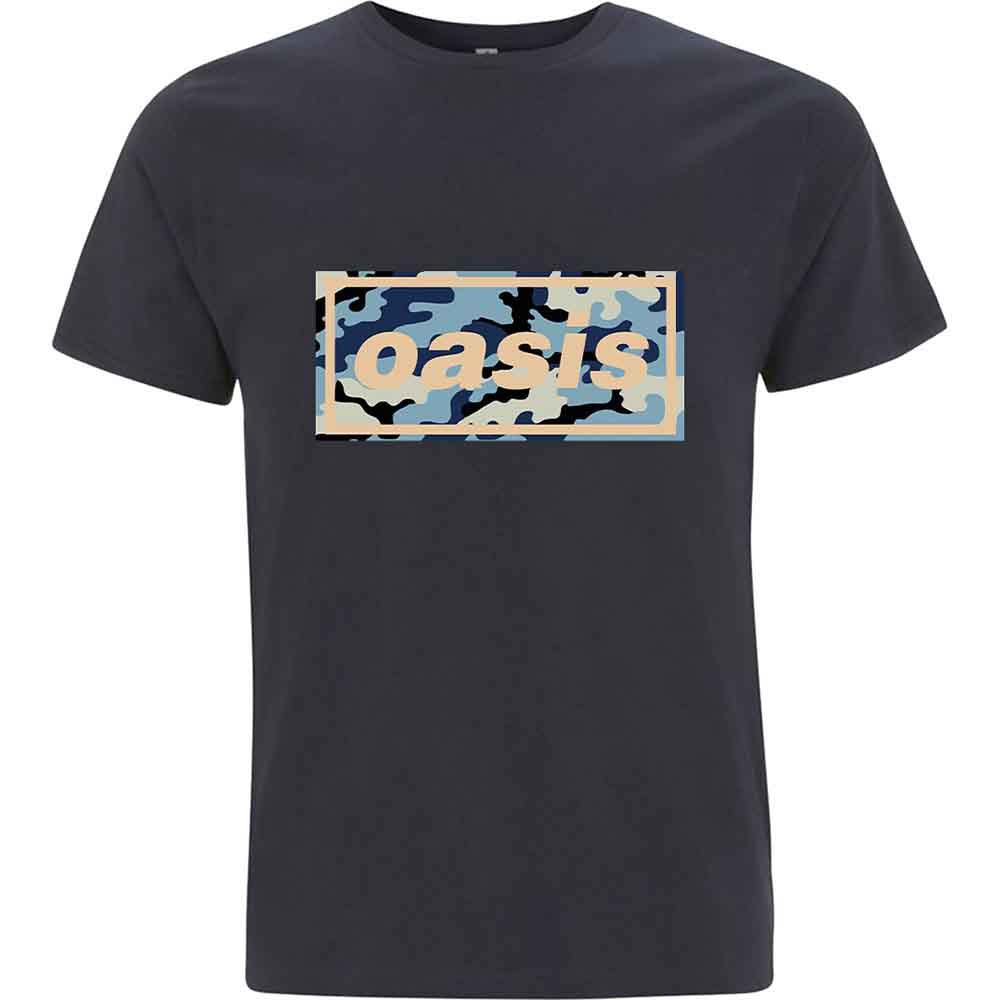 Oasis - Camo Logo | T-Shirt Blue