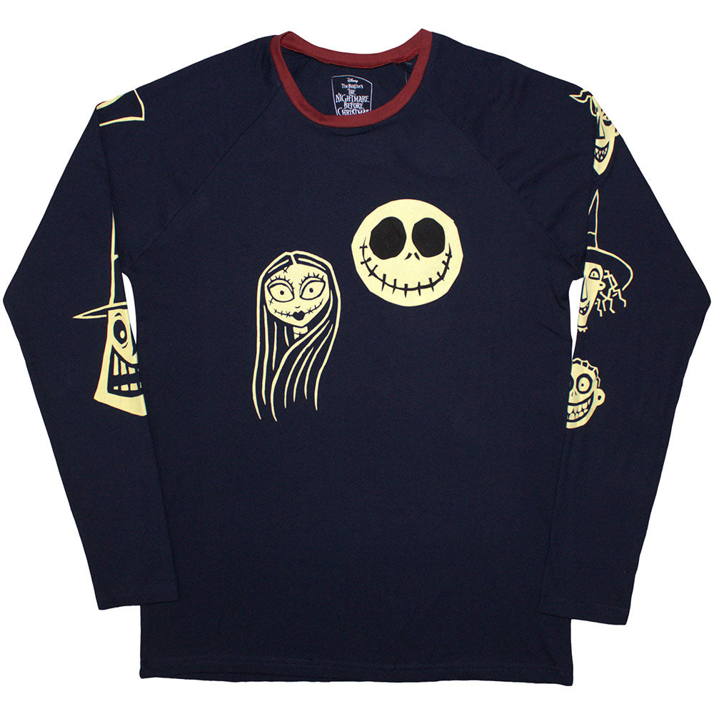 The Nightmare Before Christmas - Faces AOP | Blue