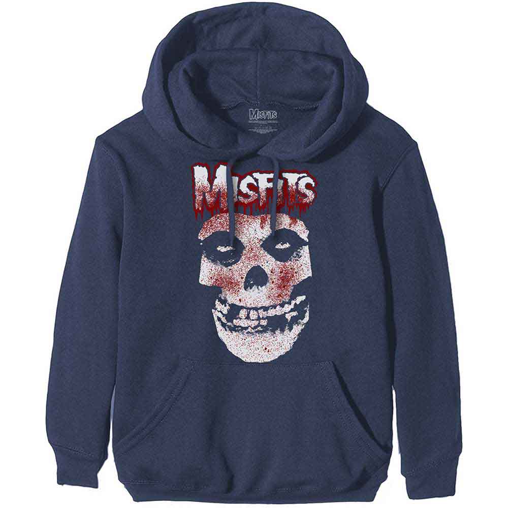 Misfits - Blood Drip Skull | Sweatshirt Blue