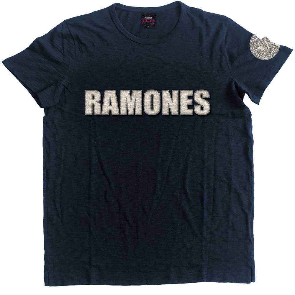 Ramones - Logo & Presidential Seal | T-Shirt Blue
