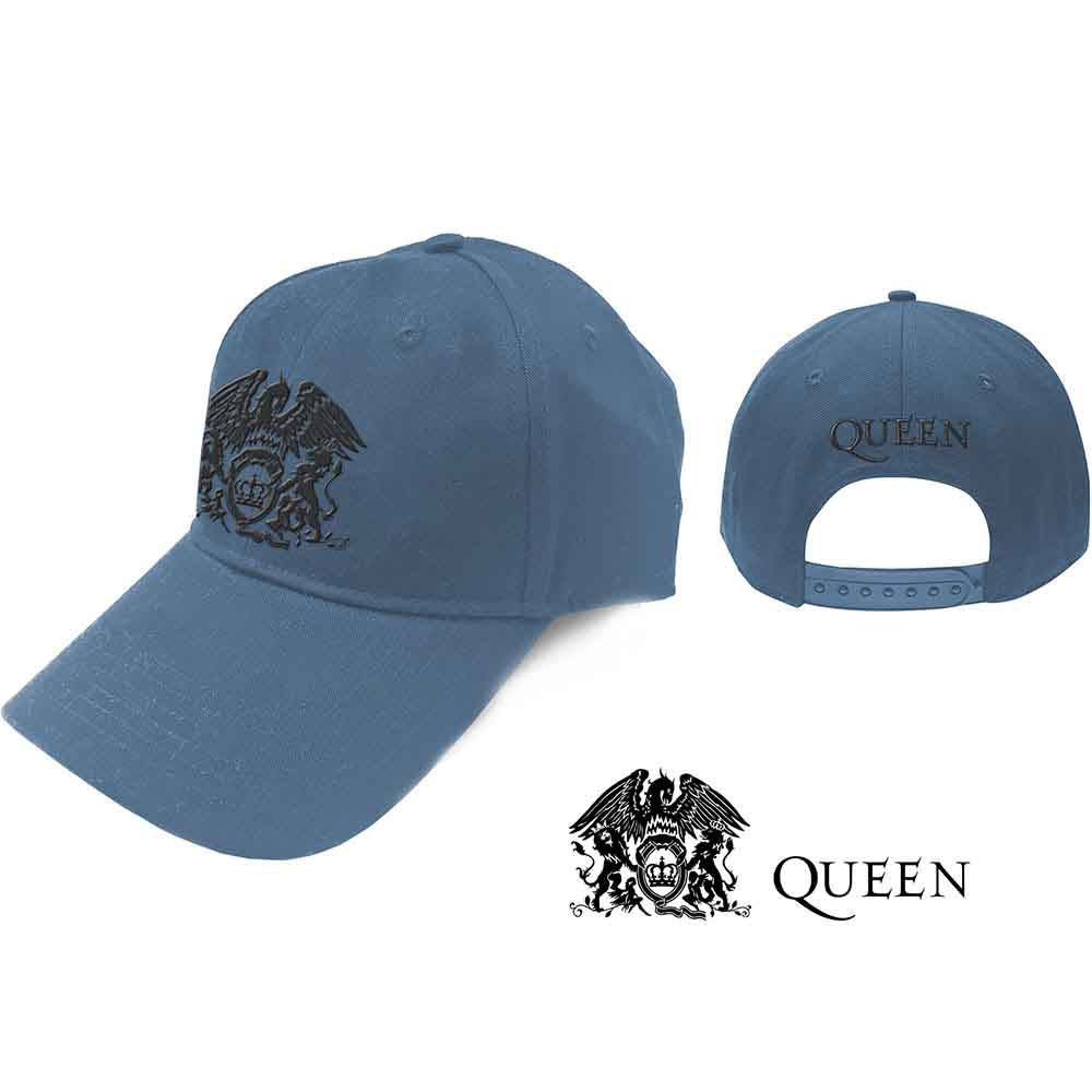 Queen - Black Classic Crest | Hat Blue