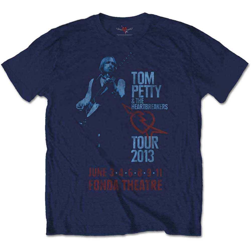 Tom Petty & The Heartbreakers - Fonda Theatre | T-Shirt Blue