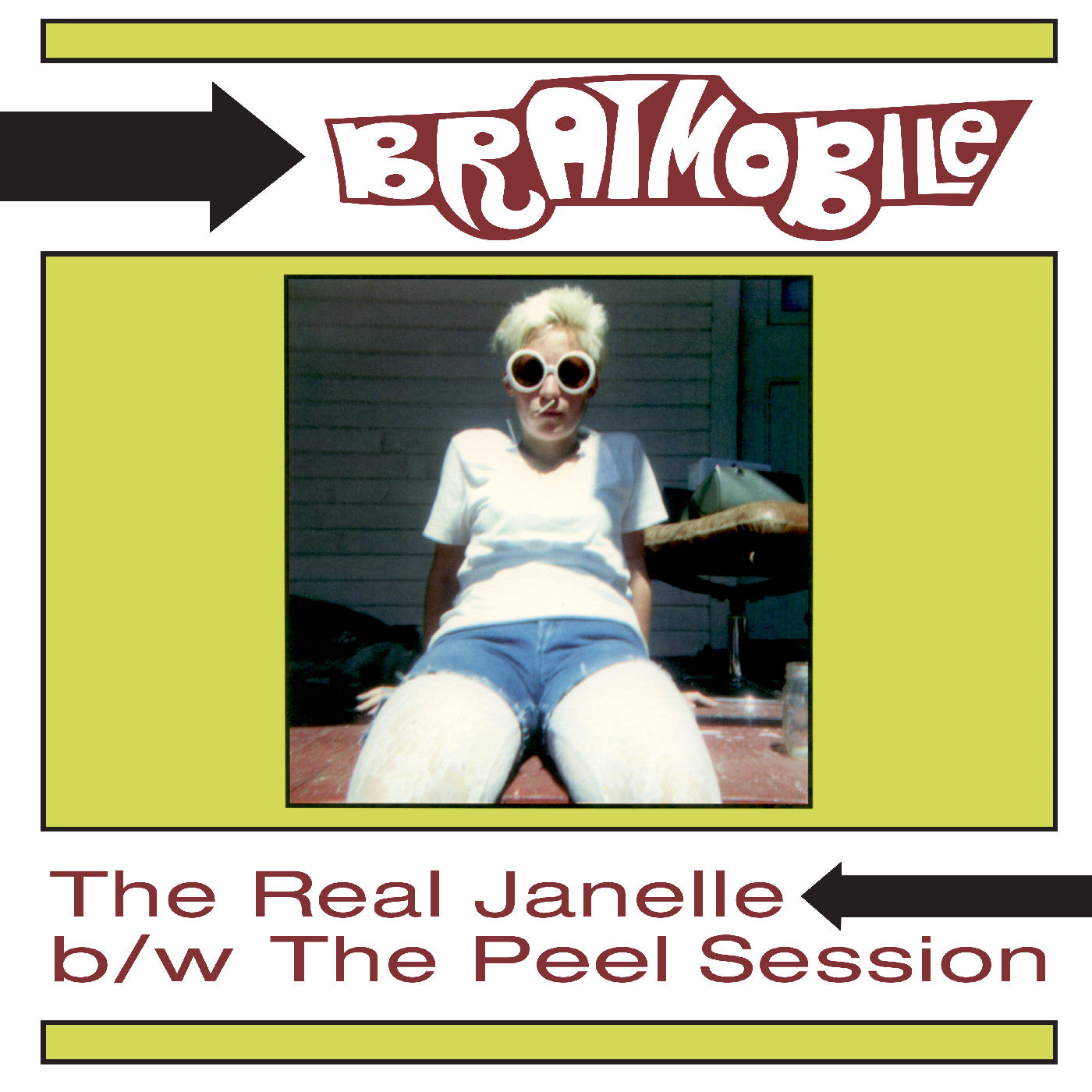 Bratmobile | The Real Janelle & The Peel Session (Maroon Vinyl) | Vinyl