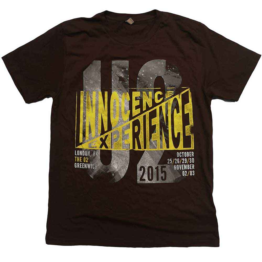 U2 - I+E London Event 2015 | T-Shirt Brown