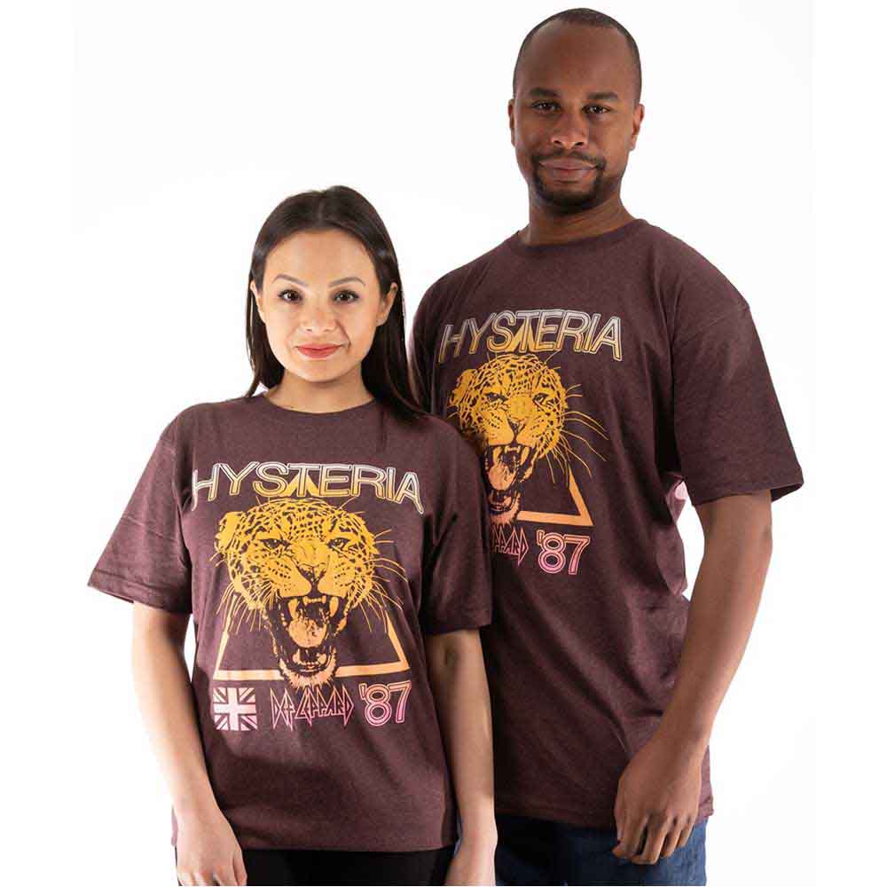 Def Leppard - Hysteria World Tour | T-Shirt Brown