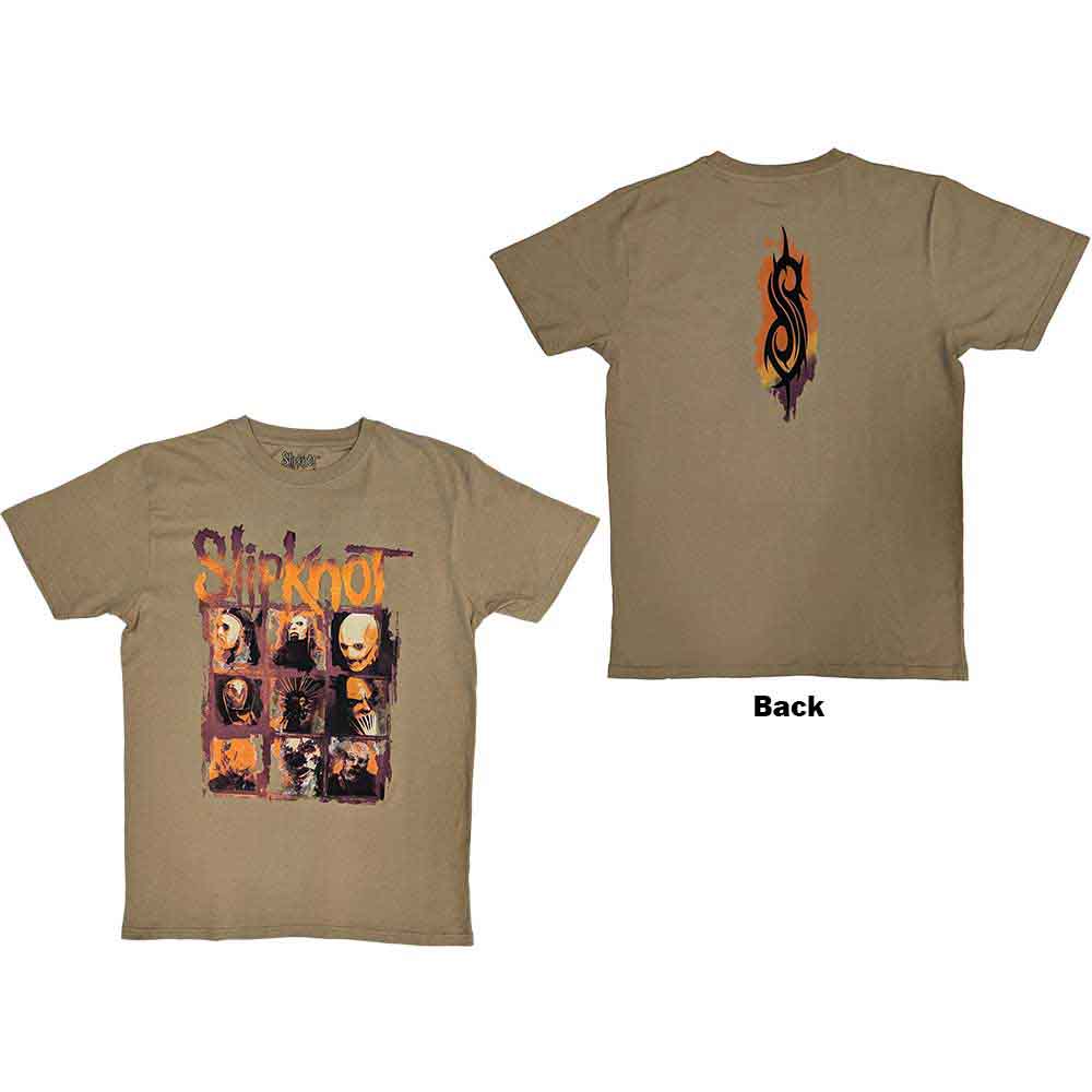Slipknot - The End So Far Grid Photos | T-Shirt Brown