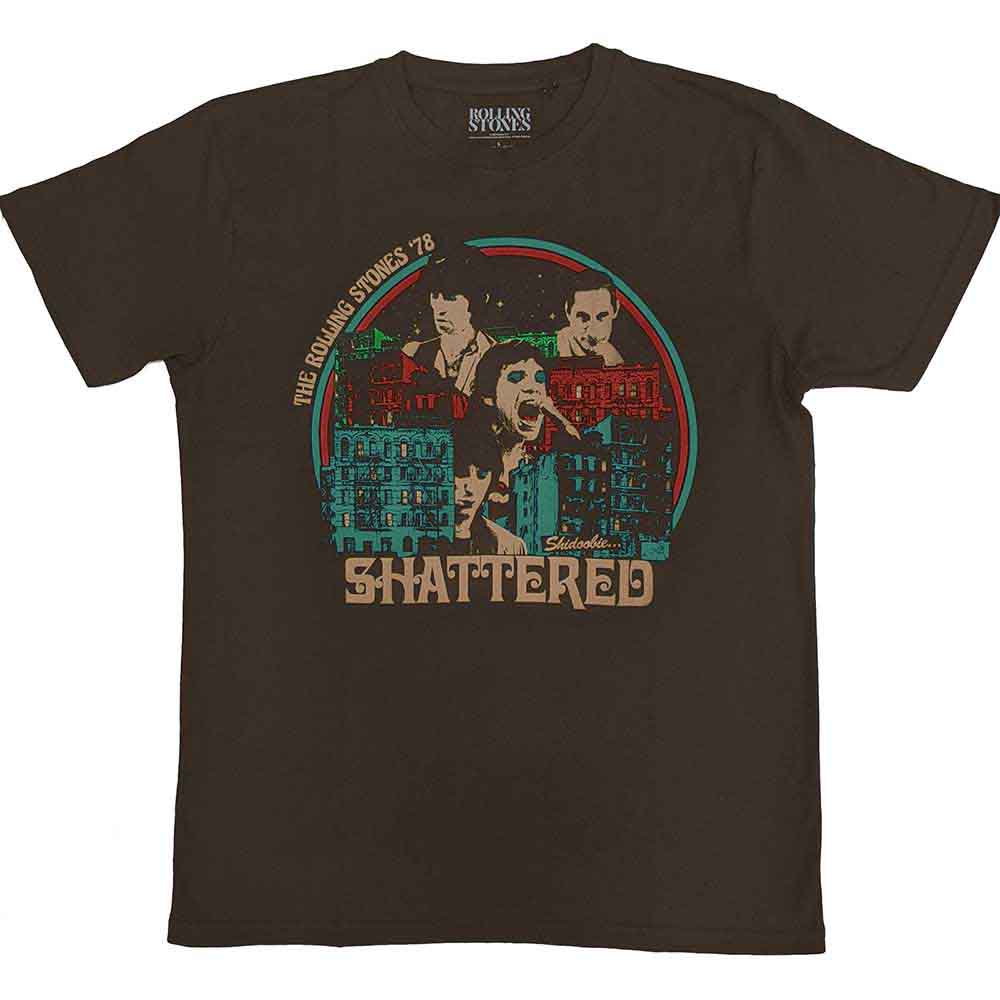 The Rolling Stones - Some Girls Shattered | T-Shirt Brown
