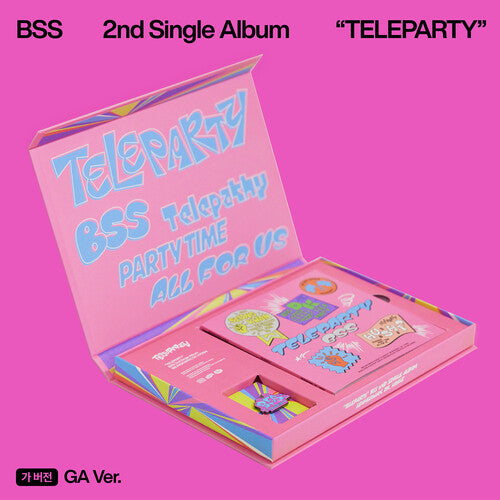BSS (SEVENTEEN) - BSS 2nd Single Album 'TELEPARTY' (GA Ver.) (Sticker, Pin, Photo Book, Photo / Photo Card) | CD