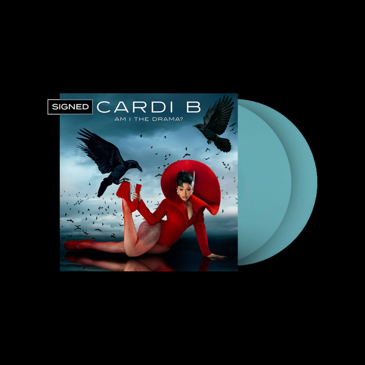 Cardi B | Am I The Drama? (Baby Blue Color Vinyl) (Includes Signed Art Card) | Vinyl