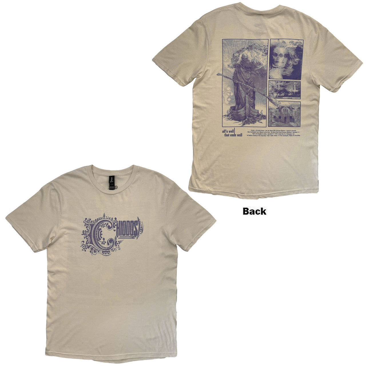 Chiodos - All’s Well That Ends Well Album Art Unisex T-Shirt (Natural) | Apparel