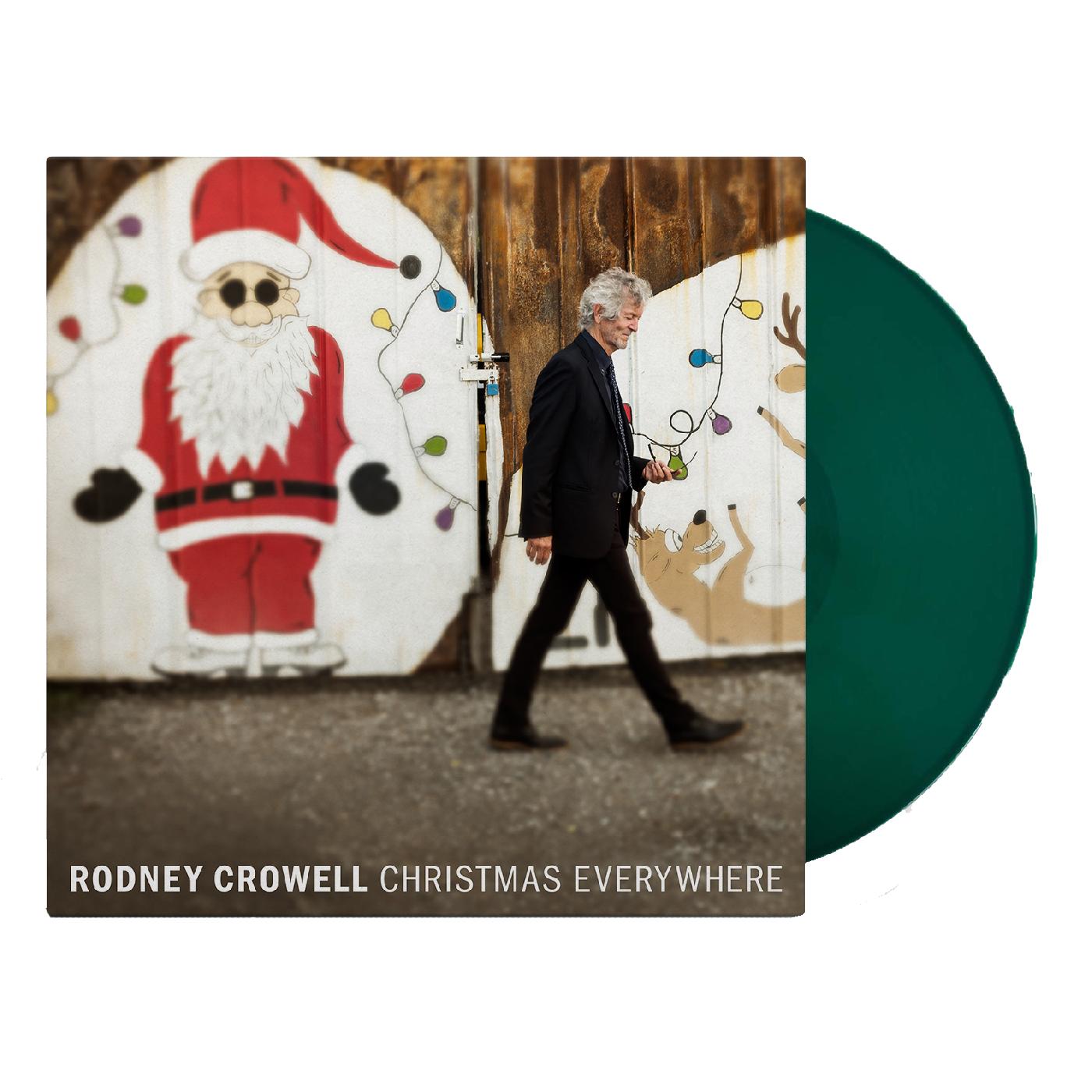 Rodney Crowell - Christmas Everywhere ("CHRISTMAS TREE" GREEN VINYL) | Vinyl