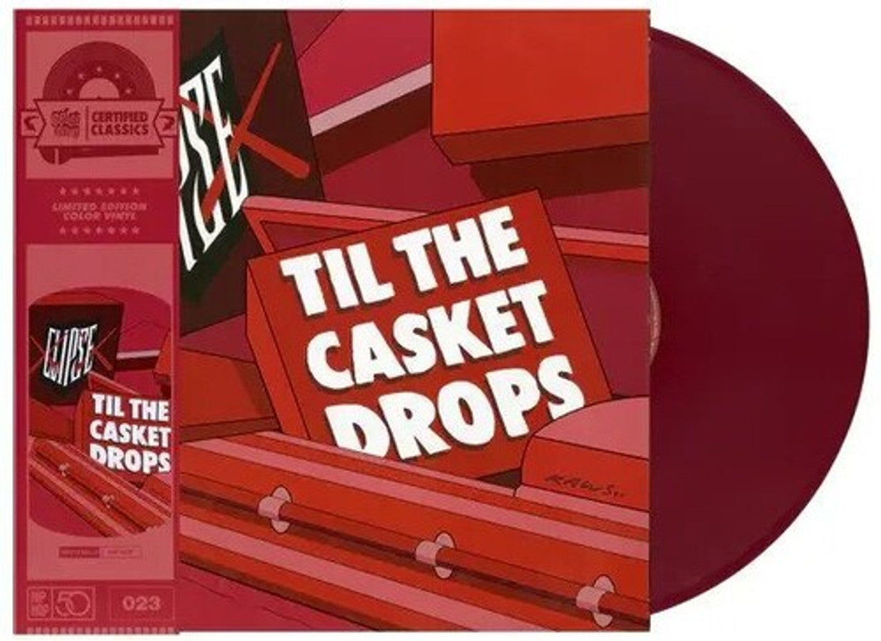 Clipse | Til The Casket Drops (Limitede Edition, Colored Vinyl, Fruit Punch Red) | Vinyl