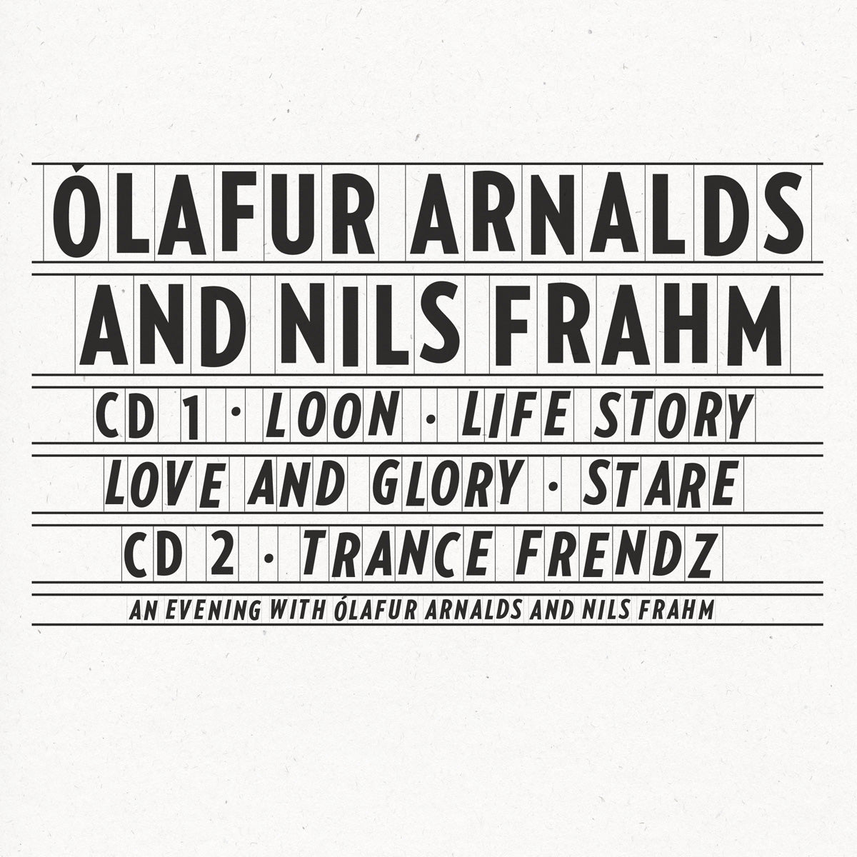 Olafur Arnalds & Nils Frahm - Collaborative Works | CD